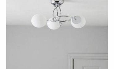 Cygnus 3 Semi Flush Ceiling Light