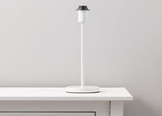 Colours Evinos White Gloss Table Lamp Base