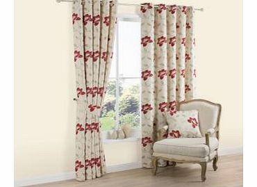 Geranium Eyelet Curtains (W)2.28m (L)2.28m