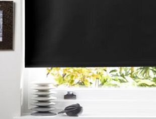 Kona Corded Black Roller Blind (L)160cm