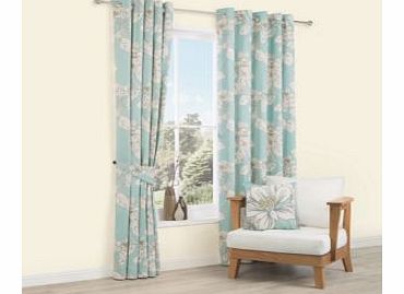 Rowena Eyelet Curtains (L)1.37m