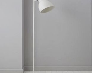 Colours Tibbon White Chrome Effect Floor Lamp