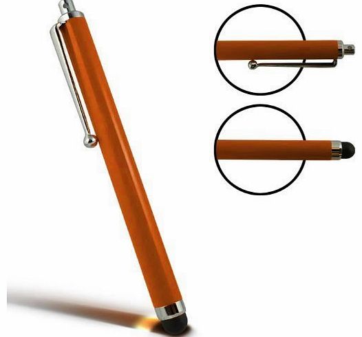 ? HQ Stylus Pen with Headphone Clip - for Apple iPhone 3G, iPhone 3GS, iPhone 4, iPhone 4S, iPhone 5, iPad 1, iPad 2, iPad 3, iPad 4, iPad Mini, Nokia Smartphones, Samsung Galaxy, HTC, Google, Bla