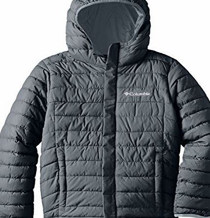 Columbia Boys Powder Lite Puffer Jacket - Graphite, Small