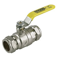 Full Bore Lever Ball Valve 22mm