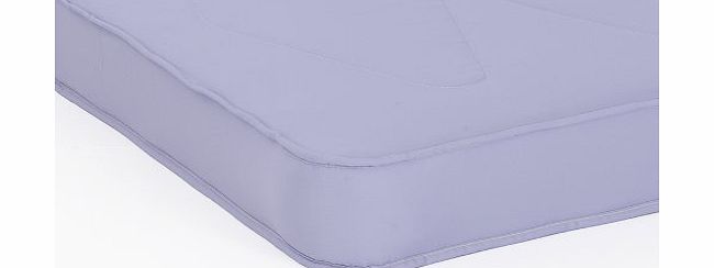 Comfy Living 3ft (90cm) Single Emily Mattress in LILAC Cotton Drill