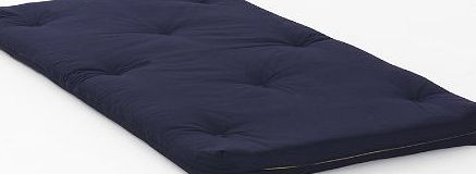 Comfy Living 3ft (90cm) Single Luxury Futon Mattress in Navy