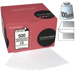 Self Seal Envelopes 100gsm White DL