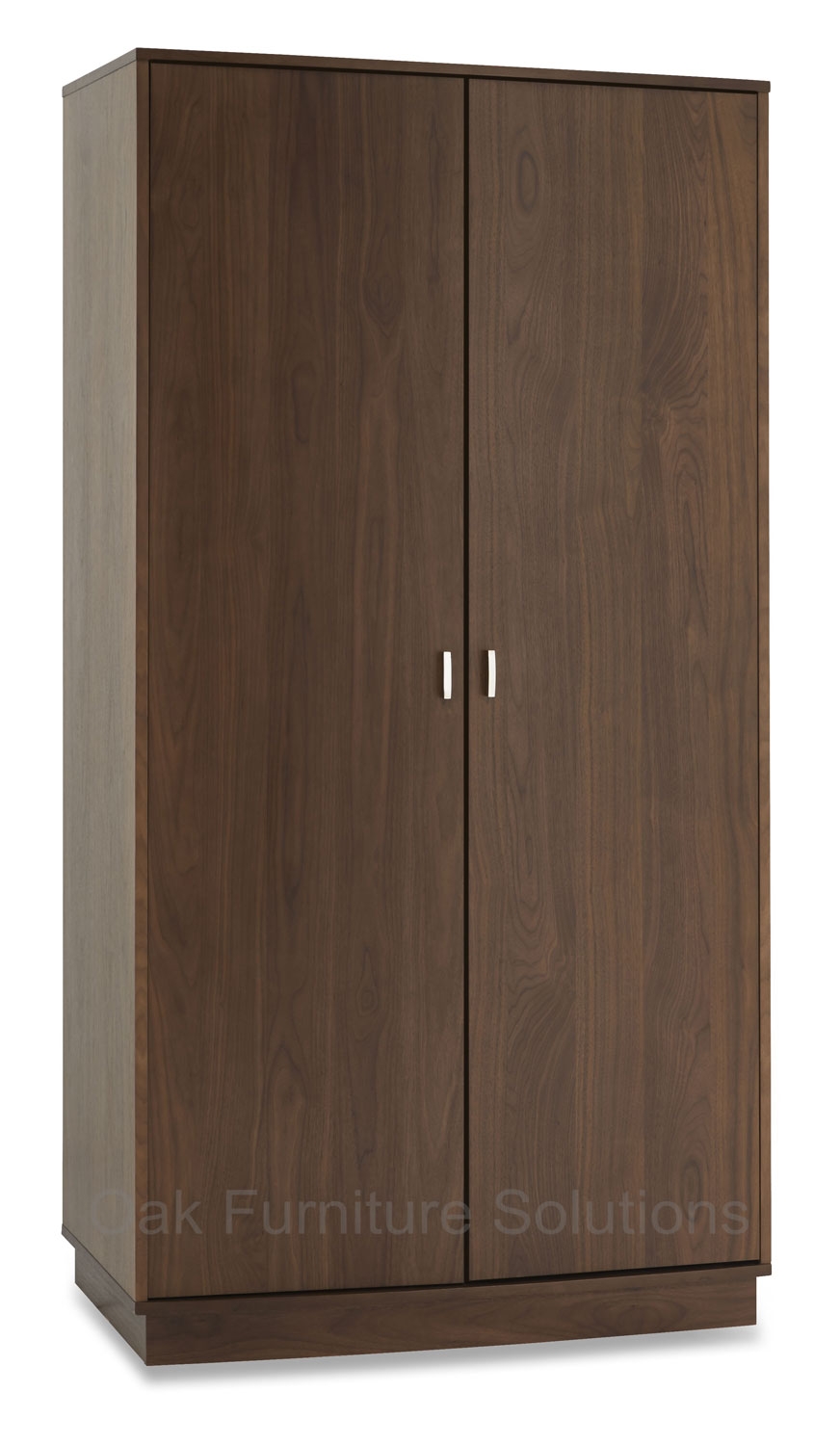 Walnut Double Wardrobe with optional Drawer