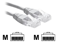 COMPUTER GEAR 0.5m RJ45 to RJ45 CAT 6 stranded network cable WHITE