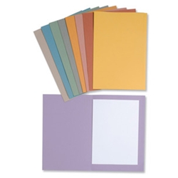 Square Cut Folder 270gsm Foolscap Orange