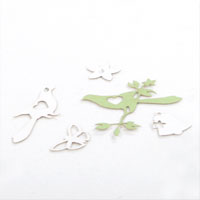 Enchanted garden bird trims pk of 16