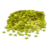 gold star metallic confetti