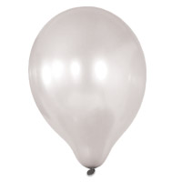 Ivory latex balloons - 25 pack