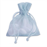 pale blue sachet bags pk10