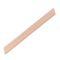 Peach satin 3mm 10m ribbon