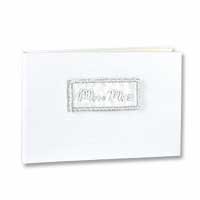 Confetti Pearl bead mr mrs guest book