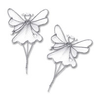 small silver wire fairies