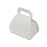 white handbag favour box pack of 10