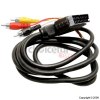 Scart Plug to 3 Phono Plugs 1.5Mtrs