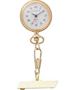 Constant Womens Gold Nurse Fob Watch