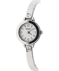 Constant Womens Round Case Bracelet Watch