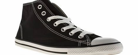 Black  White All Star Dainty Mid