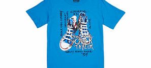 Boys 3-7yrs blue American Chuck tee