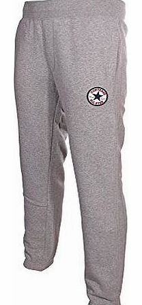  Chuck Patch Mens Cuffed Fleece Tracksuit Pant Grey, L