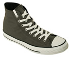 CT Double Tongue Hi Grey/White Canvas