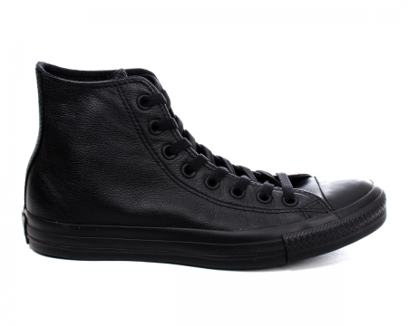 CT HI Black Mono Leather Trainers