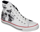 CT HI Gorillaz White Canvas Trainers