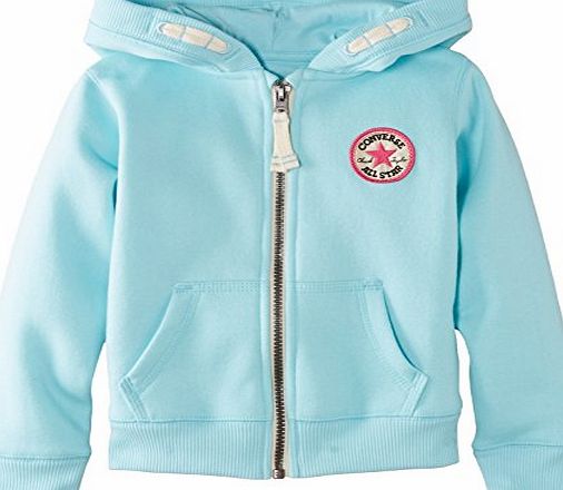 Converse Girls CTP KFZ Hoodie, Turquoise (Poolside), 8-10 Years