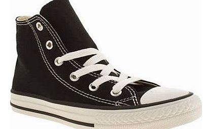 kids converse black all star hi unisex junior