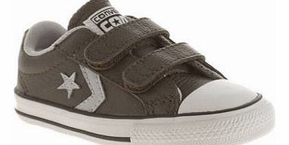 kids converse dark green star player 2v boys