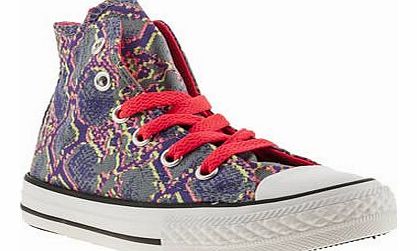 kids converse multi all star animal hi girls