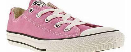 kids converse pink all star lo girls junior