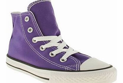 kids converse purple all star spec hi girls