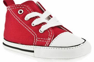 kids converse red 1st star crib unisex crib