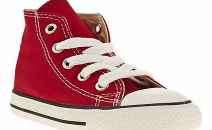 Converse kids converse red all star hi unisex toddler