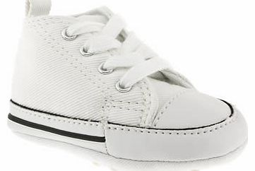 kids converse white 1st star ii crib unisex