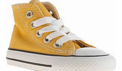 kids converse yellow all star hi unisex