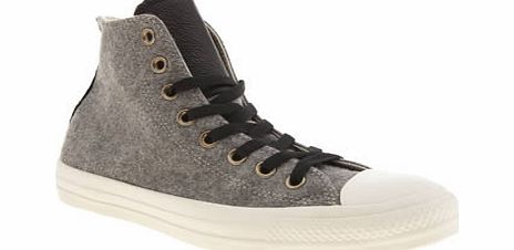 Converse Light Grey All Star Material Mix Hi