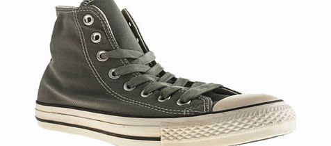 Converse Light Grey Vintage Washed Twill Hi