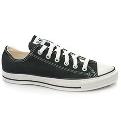 Converse Male All Star Lo Fabric Upper in Black