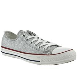 Converse Male Converse All Star Lo Edition Fabric Upper in Silver