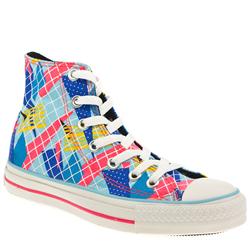 Converse Male Converse All Star Print Hi Fabric Upper in Multi