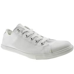 Converse Male Slim Mono Ox Fabric Upper in White