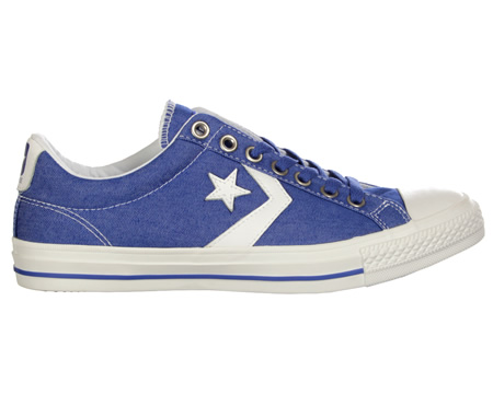 Converse Star Player EV Blue Canvas Trainers