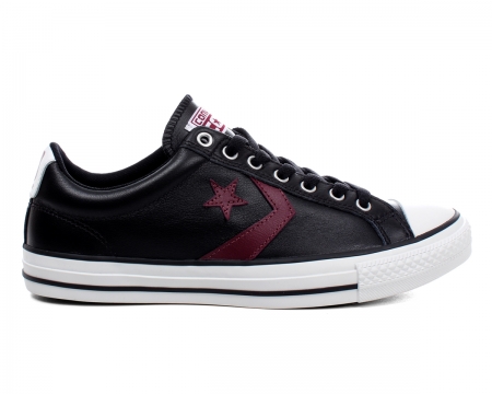 Converse Star Player EV OX Black/Burgundy